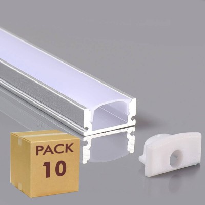 Profile 2 Meters - U - Aluminum - for LED
