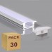 Profile 2 meters Aluminum -Wings- To embed
