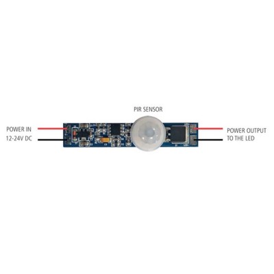 Motion sensor for LED profiles