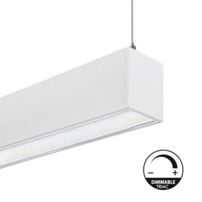 Linear Lamp Pendant - MUNICH MINI WHITE - 0.44m - 0.94m - 1.44m - 1.94m - IP54