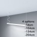Linear Lamp Pendant - MUNICH MINI WHITE - 0.44m - 0.94m - 1.44m - 1.94m - IP54