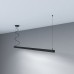 Linear Lamp Pendant - MUNICH MINI BLACK - 0.44m - 0.94m - 1.44m - 1.94m - IP54