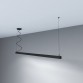 Linear Lamp Pendant - MUNICH MINI BLACK - 0.44m - 0.94m - 1.44m - 1.94m - IP54