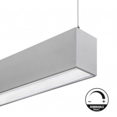 Linear Lamp Pendant - MUNICH MINI SILVER - 0.44m - 0.94m - 1.44m - 1.94m - IP54