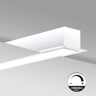 LED Linear Luminaire - Recessed - MOSCOW MINI WHITE - 0.44m - 0.94m - 1.44m - 1.94m - IP54