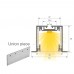 LED Linear Luminaire - Recessed - MOSCOW MINI SILVER - 0.44m - 0.94m - 1.44m - 1.94m - IP54