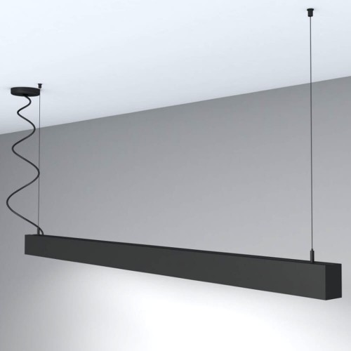 Linear Lamp Pendant LED - MUNICH BLACK - 0.5m - 1m - 1.5m - 2m - IP54