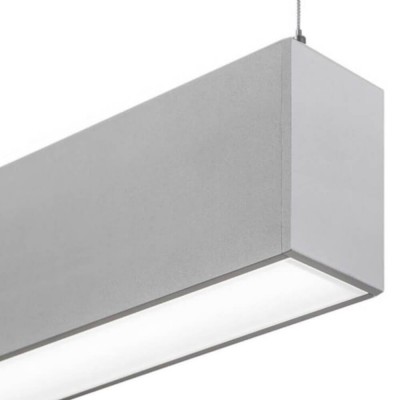 Linear Lamp Pendant LED - MUNICH SILVER - 0.5m - 1m - 1.5m - 2m - IP54