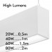 Linear Lamp Pendant LED - MUNICH WHITE - 0.5m - 1m - 1.5m - 2m - IP54