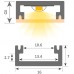 Linear Lamp Pendant LED - MILANO SILVER - 0.5m - 1m - 1.5m - 2m - IP20