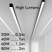 Linear LED Batten - MUNICH BLACK - 0.5m - 1m - 1.5m - 2m - IP54