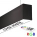 Linear Lamp Pendant LED RGB - MUNICH BLACK - 0.5m - 1m - 1.5m - 2m - IP54
