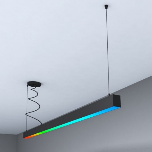 Linear Lamp Pendant LED RGB - MUNICH BLACK - 0.5m - 1m - 1.5m - 2m - IP54