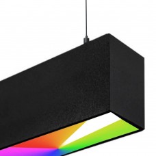 Linear Lamp Pendant LED RGB+WHITE - MUNICH BLACK - 0.5m - 1m - 1.5m - 2m - IP54
