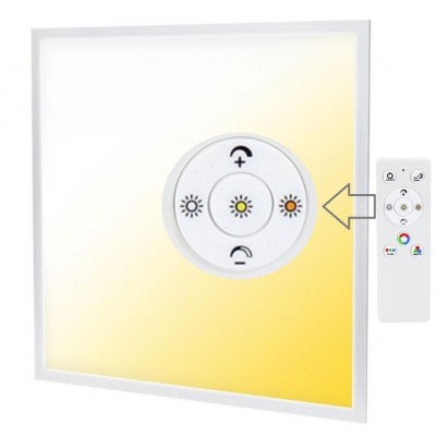 LED Panel 60x60 - Dimmable - 40W CCT + RGB