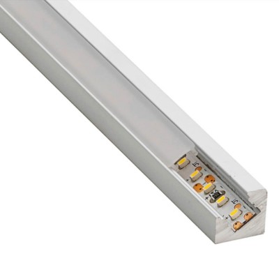 Integrated LED Linear Batten - Surface - TEXAS - SILVER -24V- 0,5m - 1 m - 1,5m - 2m