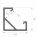 Integrated LED Linear Batten - Surface - TEXAS - SILVER -24V- 0,5m - 1 m - 1,5m - 2m