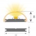Integrated LED Linear Batten - Surface - TENNESEE - SILVER -24V- 0,5m - 1 m - 1,5m - 2m