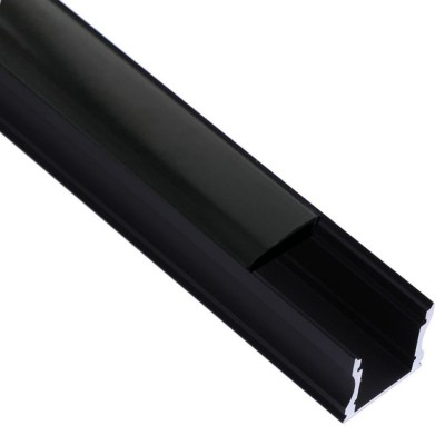 Profile White & Black - 2 Meters - U - Aluminum - for LED