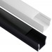 Profile White & Black - 2 Meters - U - Aluminum - for LED