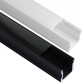 Profile White & Black - 2 Meters - U - Aluminum - for LED