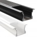 Profile White & Black - 2 Meters - Wings - Aluminum - for LED