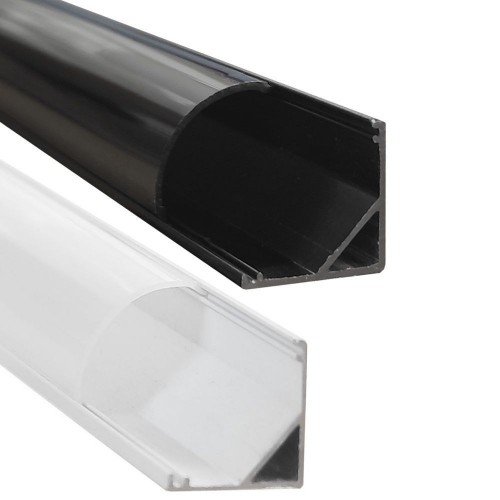 Profile White & Black - 2 Meters - L - Aluminum - for LED