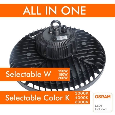 High Bay LED UFO 150W-180W-200W CCT AVANCE OSRAM CHIP DURIS E 2835