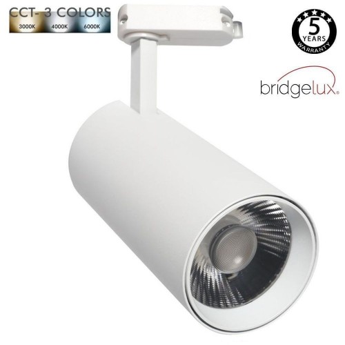 LED Tracklight 30W MAYA - CCT - DOB Driverless - CRI +90 - White