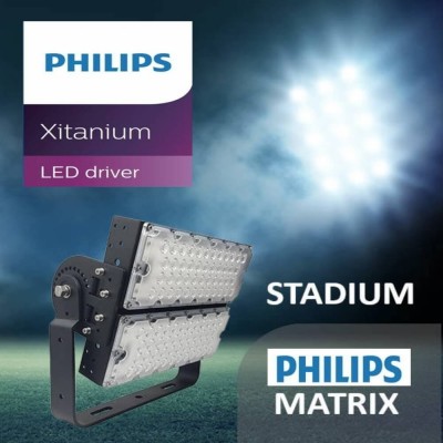 480W LED Floodlight PHILIPS Xitanium STADIUM MATRIX Bridgelux Chip - Driver Philips