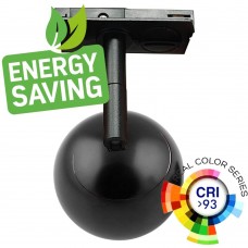 LED Tracklight 10W FENIX - Black Chrome - Single-phase rails - CRI+93