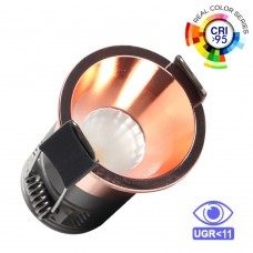 5W LED Downlight Rose Gold Bridgelux Chip - 40° - UGR11- CCT
