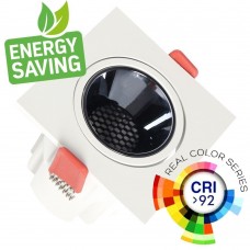 5W - 8W -12W LED Downlight Square White - Bridgelux Chip - UGR11- CCT- CRI+92