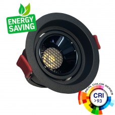 5W - 8W -12W LED Downlight Black - Bridgelux Chip - UGR11- CCT- CRI+92