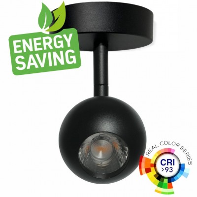 -12W-8W-5W - LED Spotlight -SURFACE - FENIX Black CRI+93 - UGR13 - CCT