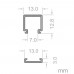 Profile PC - 2m - MINI- for LED Strips