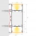 Wall Light Linear LED - WASHINGTON SILVER - 0.44m - 0.94m - 1.44m - 1.94m - IP54