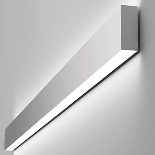 Wall Light Linear LED - WASHINGTON SILVER - 0.44m - 0.94m - 1.44m - 1.94m - IP54