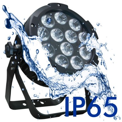 144W LED Spotlight - IP65 - LUKE PRO RBGWAUV (6 in 1) DMX