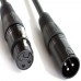 DMX signal cable - XLR3 male - XLR3 female