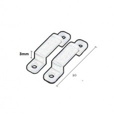 Clamping clips for LED strips