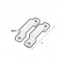 Clamping clips for LED strips