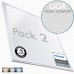 PACK 2 LED Panel 60x60 44W - Philips CertaDrive - UGR19 - CRI+92 - CCT