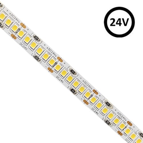 LED Strip 24V | 240xLED/m | 5m | SMD2835 | 2200Lm | 25W/M | IP20
