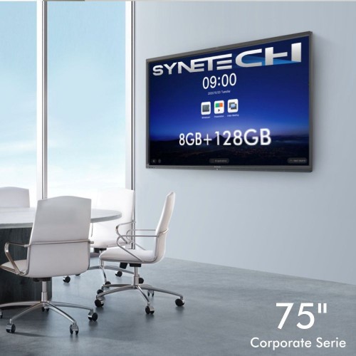 Interactive LED Electronic Whiteboard Screen - - 75" - Synetech cobranding MAXHUB – Corporate Serie - 8GB+128GB Interactive LED Electronic Whiteboard Screen - - 75" - Synetech cobranding MAXHUB – Corporate Serie - 8GB+128GB