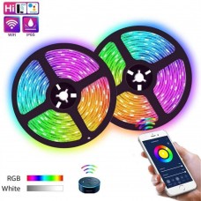 Pack 32W 24V SMART WiFi RGB LED Strip + Remote Control - Dimmable - SMD5050