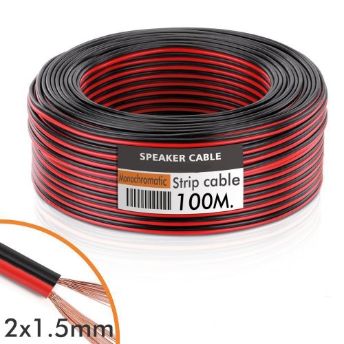 Audio Cable (LED Strip) 2x1.5mm 100 Meters
