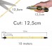 LED Strip COB 220V | 640 LED/m | 10m | FLIP CHIP | 1650Lm/m | 15W/M | CRI90 | IP67
