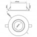 LED Frame Fixed Circular GU10-MR16 - BLACK