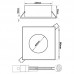 LED Frame Fixed Square GU10-MR16 - CHROME